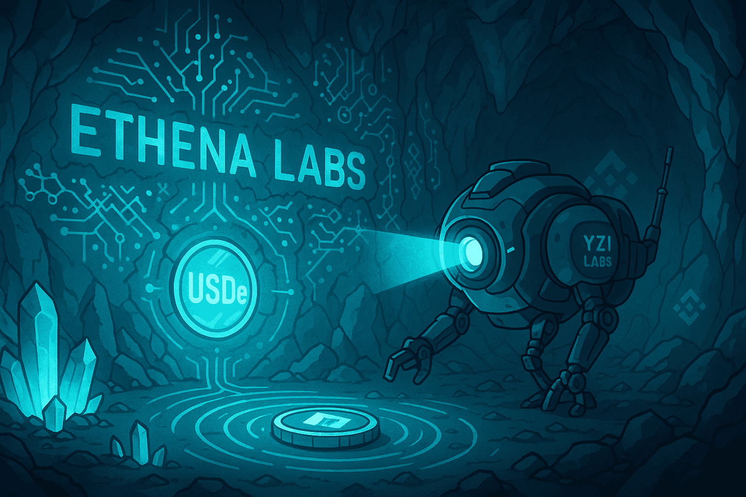 „CZ’s YZI Labs“ padvigubėja „Ethena“ ir „USDe StableCoin“