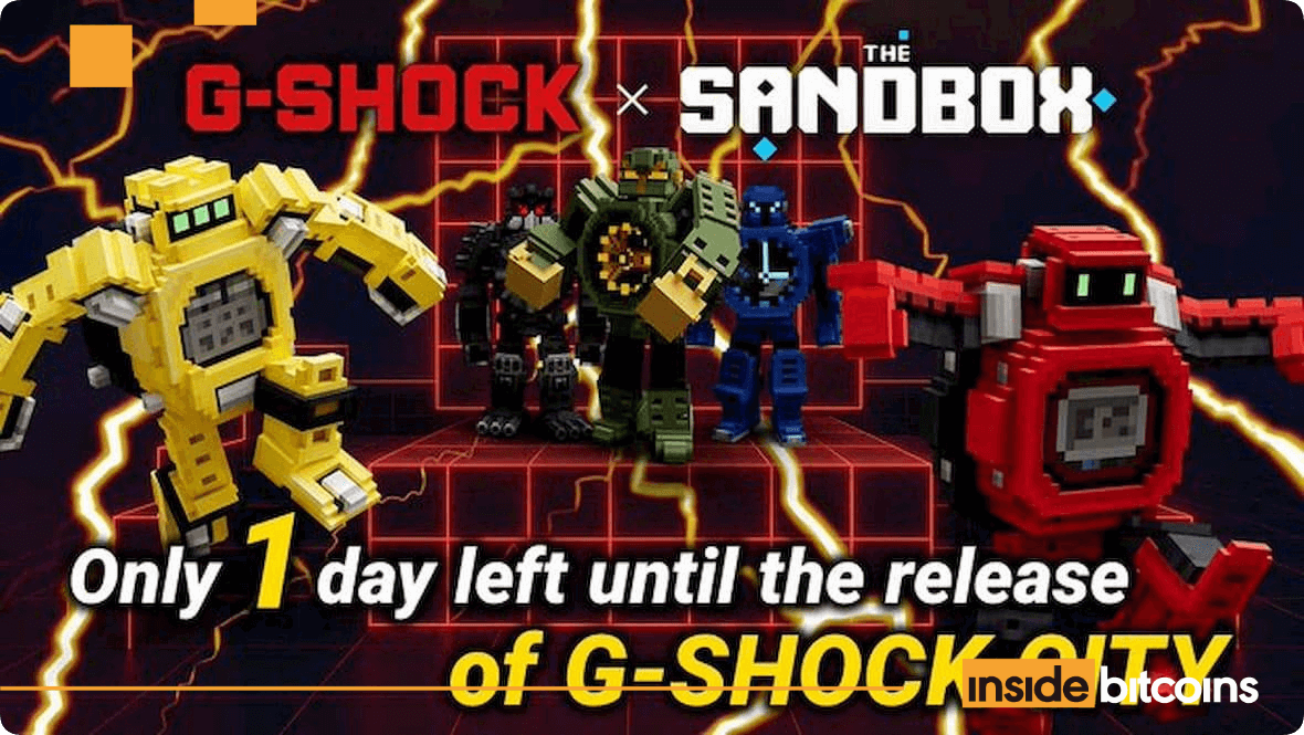 „G-Shock“ šią savaitę išleido miestą „Sandbox Metaverse“