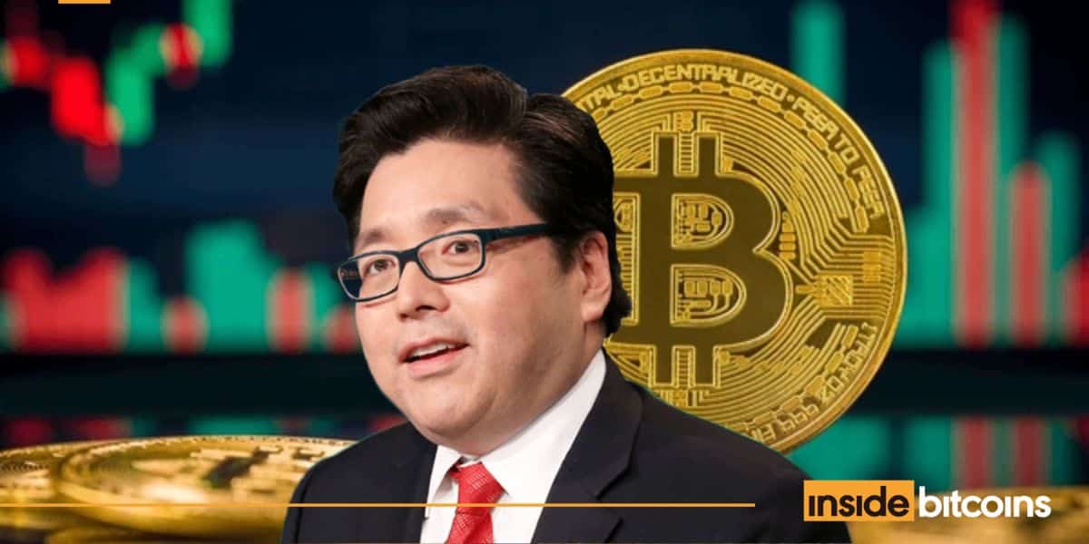 Tomas Lee atsitraukė nuo 250 000 USD Bitcoin metų pabaigos tikslo