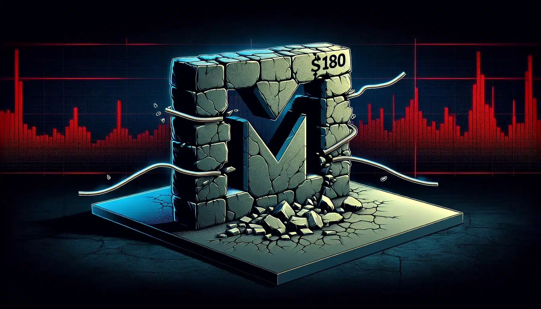 „Monero“ kaina atsitrenkia į sieną: kodėl 370 USD yra XMR kaina